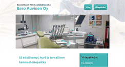 Desktop Screenshot of kannelmaenhammaslaakariasema.com